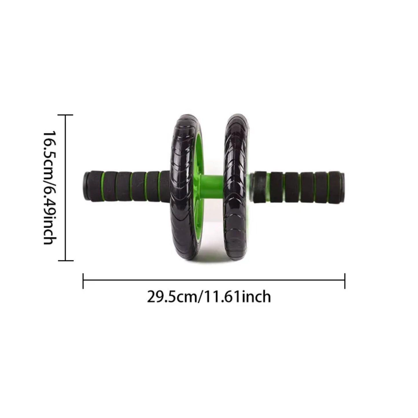 1 Abdominal Roller Fitness Equipment Abdominal Wheel Manual Double Wheel Abdominal Wheel Dumbbell Set Gym Accessories Men