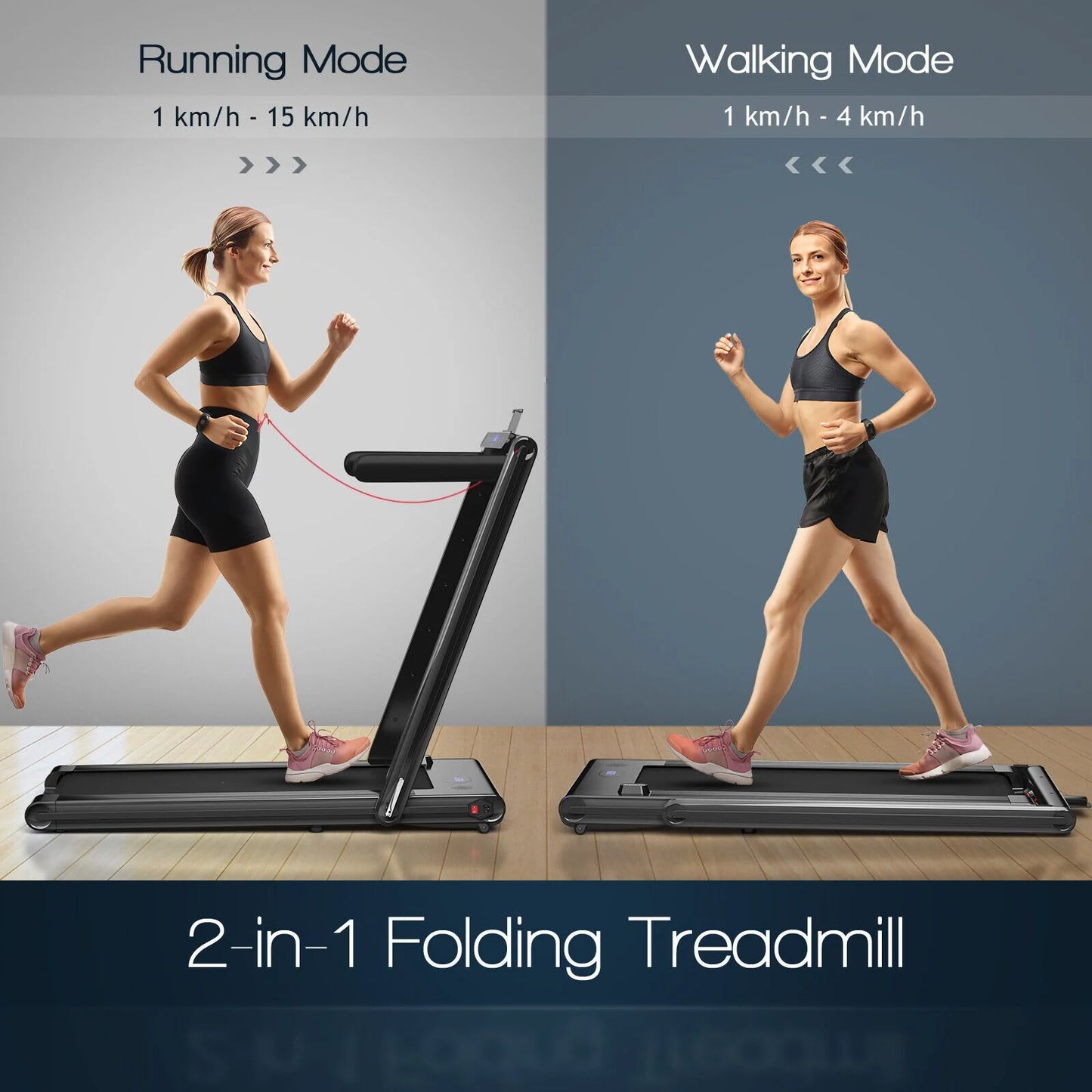 Velatic™ Foldable Treadmill