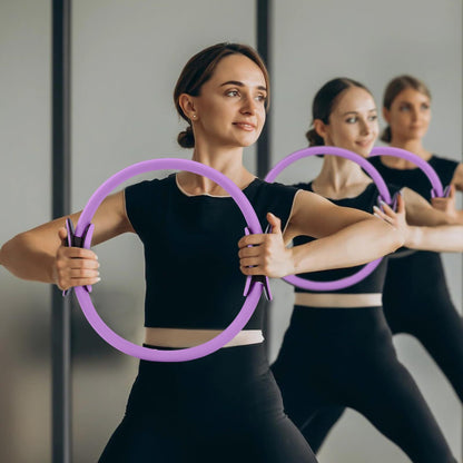 5PCS Pilates Kit for Home Workouts Pilates Ring Yoga Ball Resistance Bands