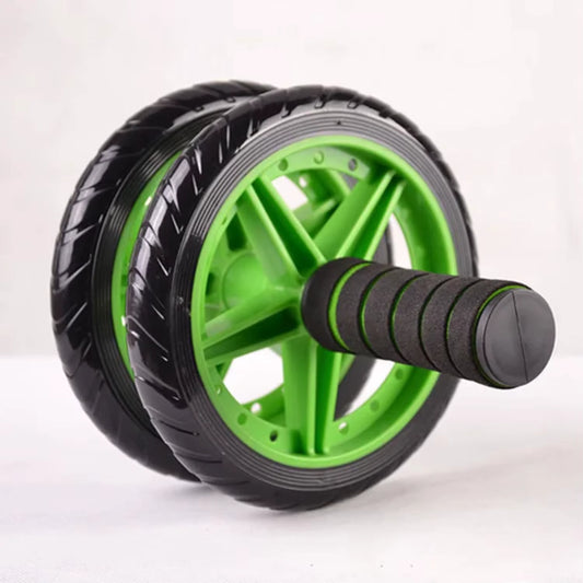 1 Abdominal Roller Fitness Equipment Abdominal Wheel Manual Double Wheel Abdominal Wheel Dumbbell Set Gym Accessories Men